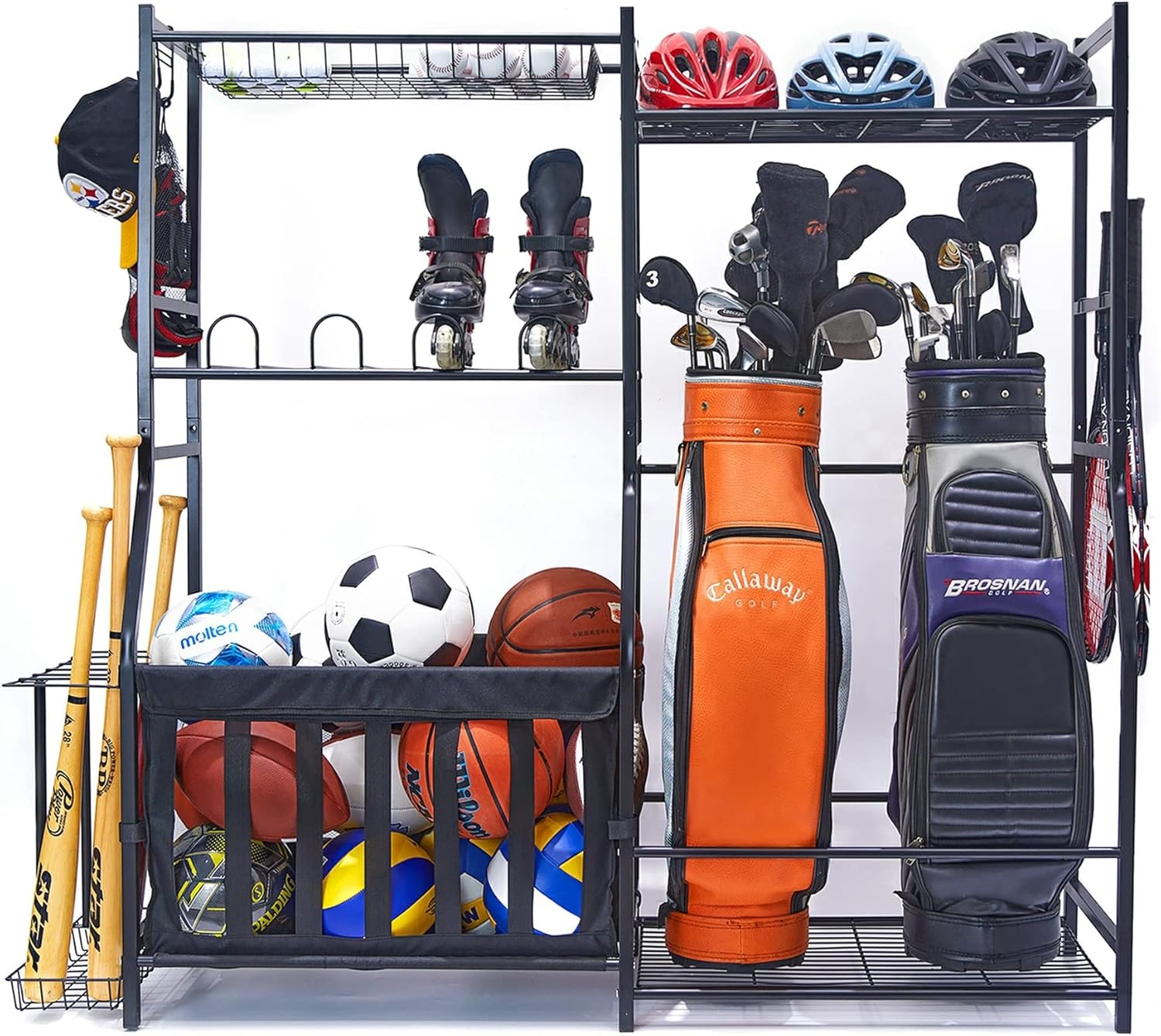 Golf Equipment Garage Storage - Garaj Spor Ekipmanları Depolama Rafı Golf
