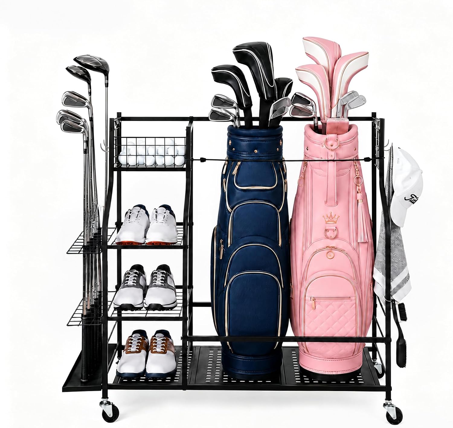 Golf Equipment Garage Storage - Ağır Hizmet Tipi Golf Çantası Depolama