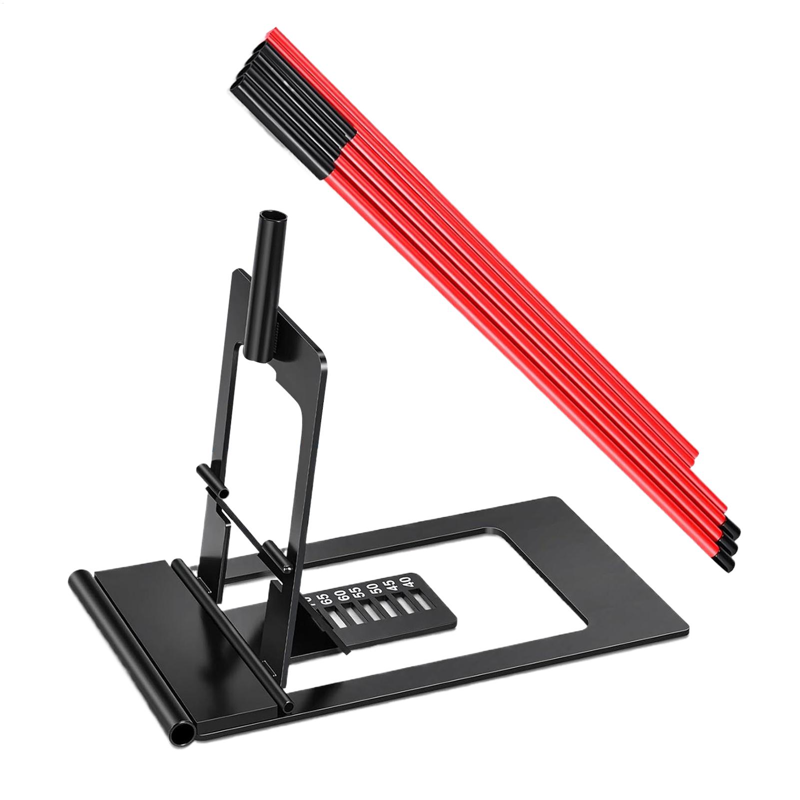 Golf Equipment For Youth - Golf Hizalama Çubuğu Tutucu Ayarlanabilir Açı