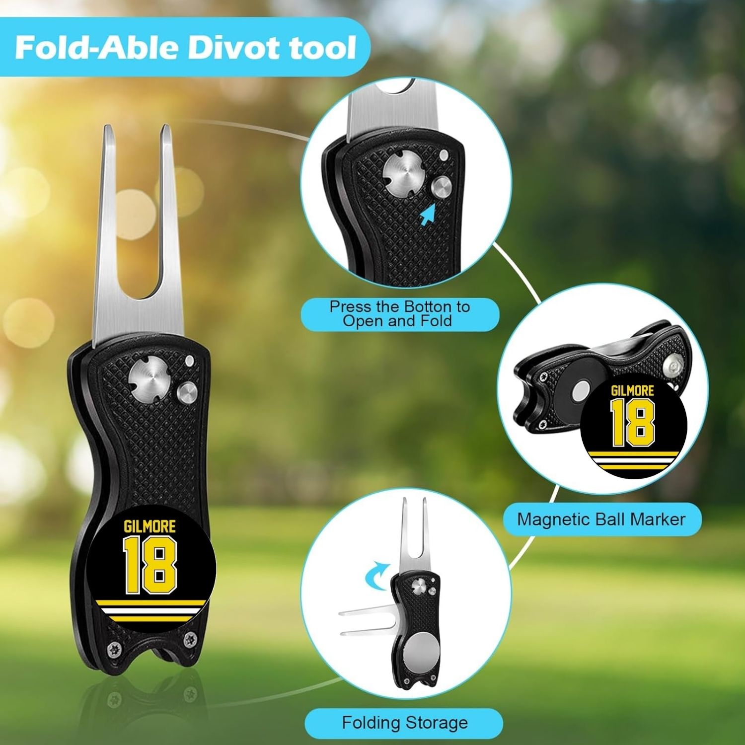 Golf Sopası Temizleme Seti, Go - Divot Repair Tool incelemesi ve fiyatı