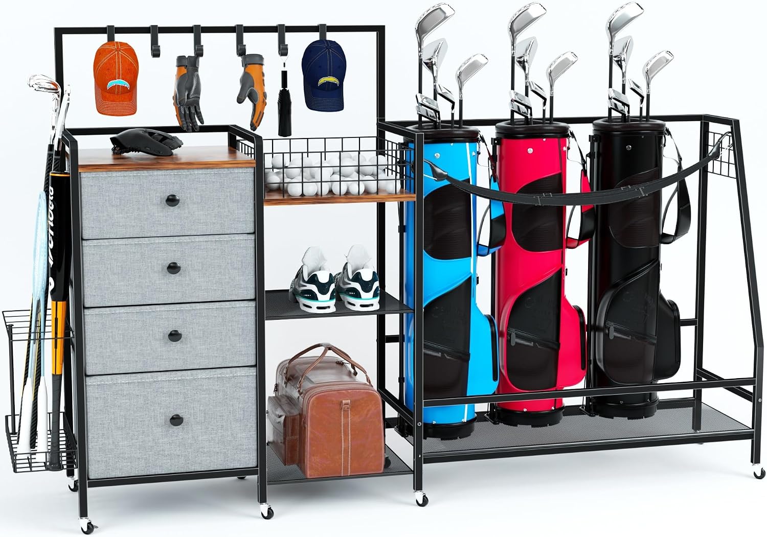 Garaj İçin Ekstra Büyük Golf Ç - Golf Equipment Garage Storage incelemesi ve fiyatı