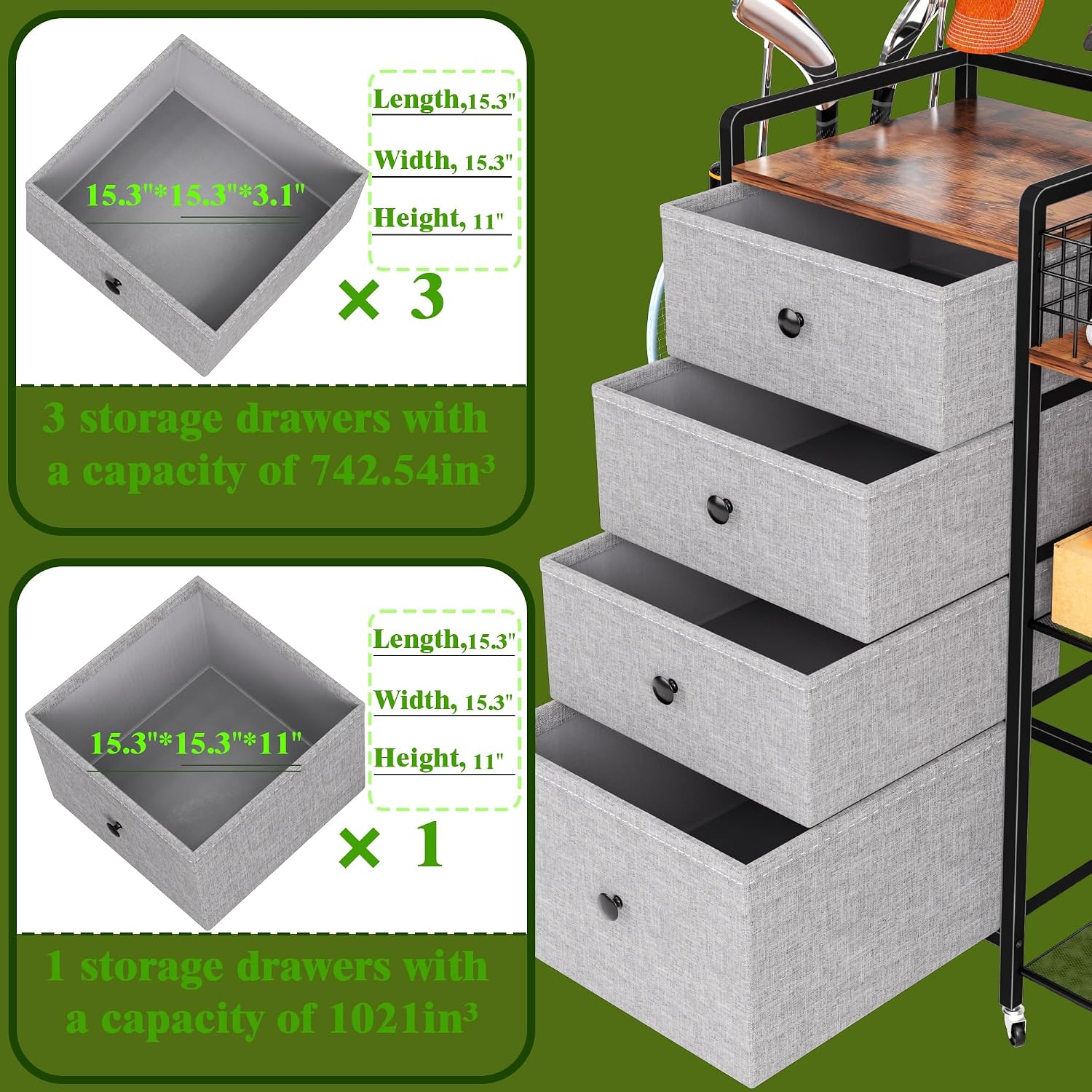 Garaj İçin Ekstra Büyük Golf Ç - Golf Equipment Garage Storage incelemesi ve fiyatı