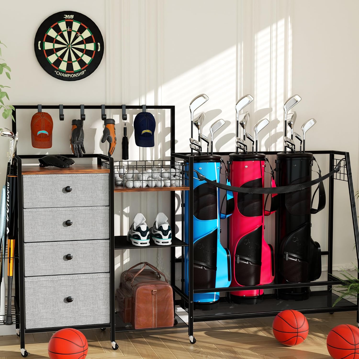 Garaj İçin Ekstra Büyük Golf Ç - Golf Equipment Garage Storage incelemesi ve fiyatı
