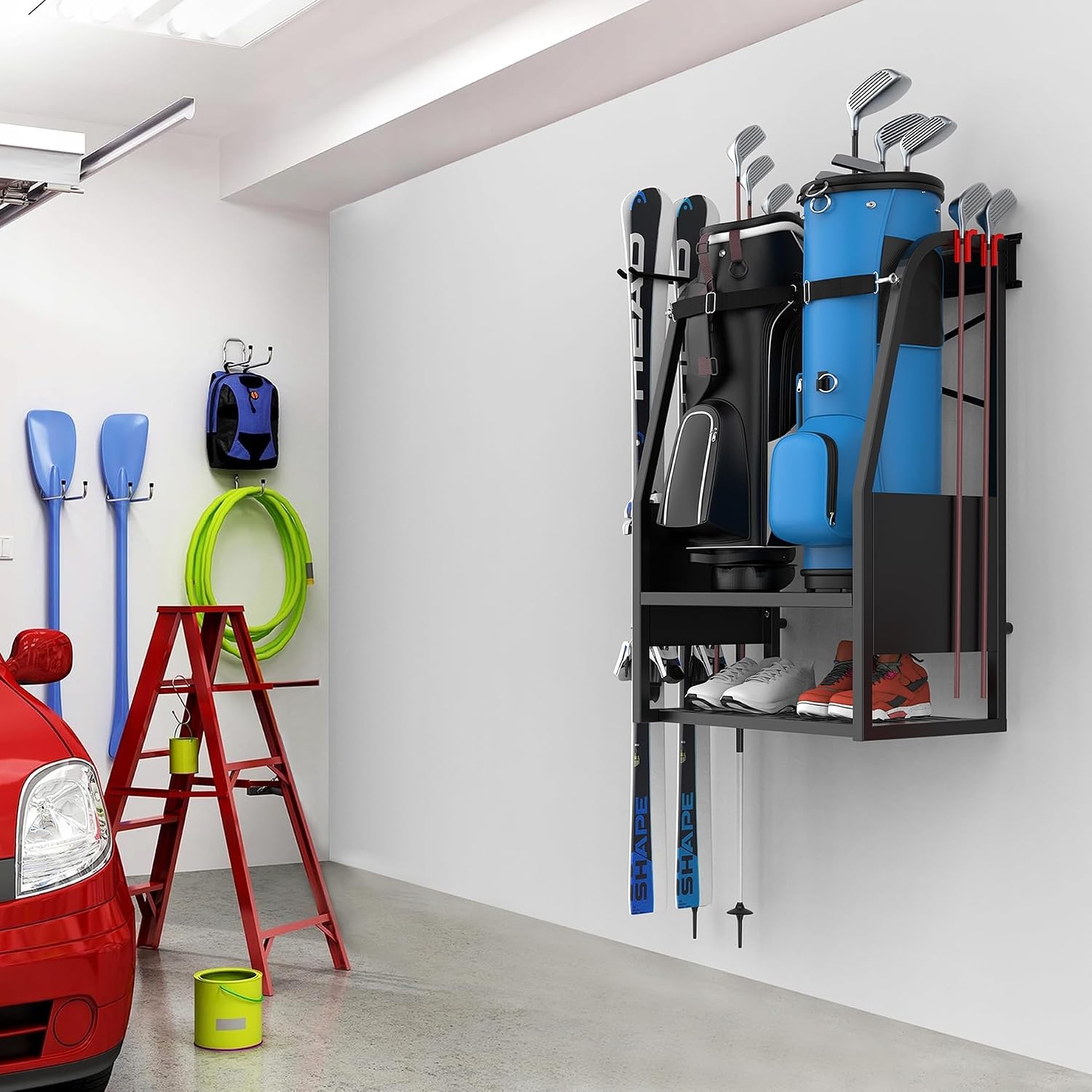 Duvara Monte Golf Çantası Düze - Golf Equipment Garage Storage incelemesi ve fiyatı