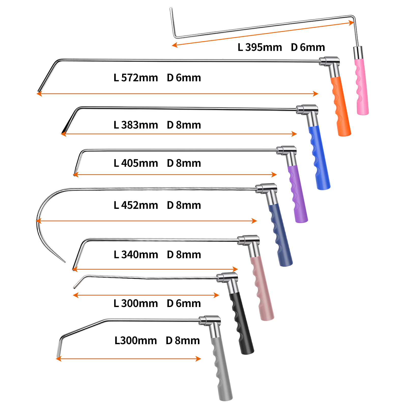 8 Parça PDR Göçük Onarım Çubuk - Divot Repair Tool incelemesi ve fiyatı
