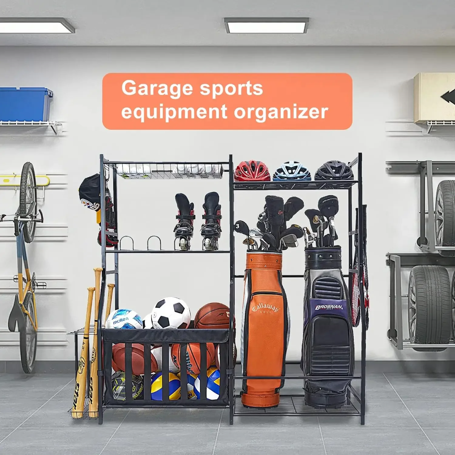 Garaj Spor Ekipmanı Düzenleyic - Golf Equipment Garage Storage incelemesi ve fiyatı