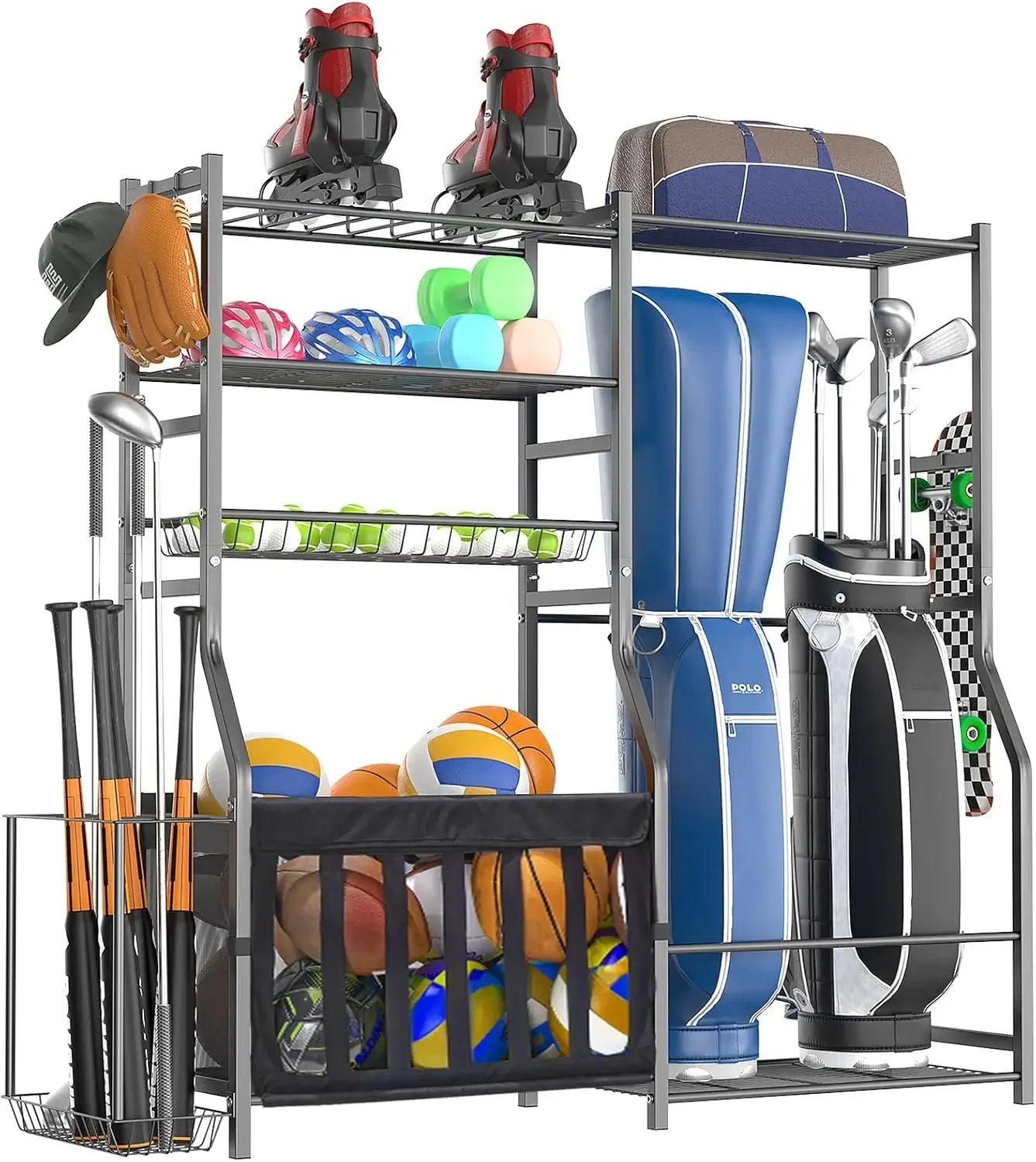 Ağır Hizmet Tipi Garaj Spor Ek - Golf Equipment Garage Storage incelemesi ve fiyatı