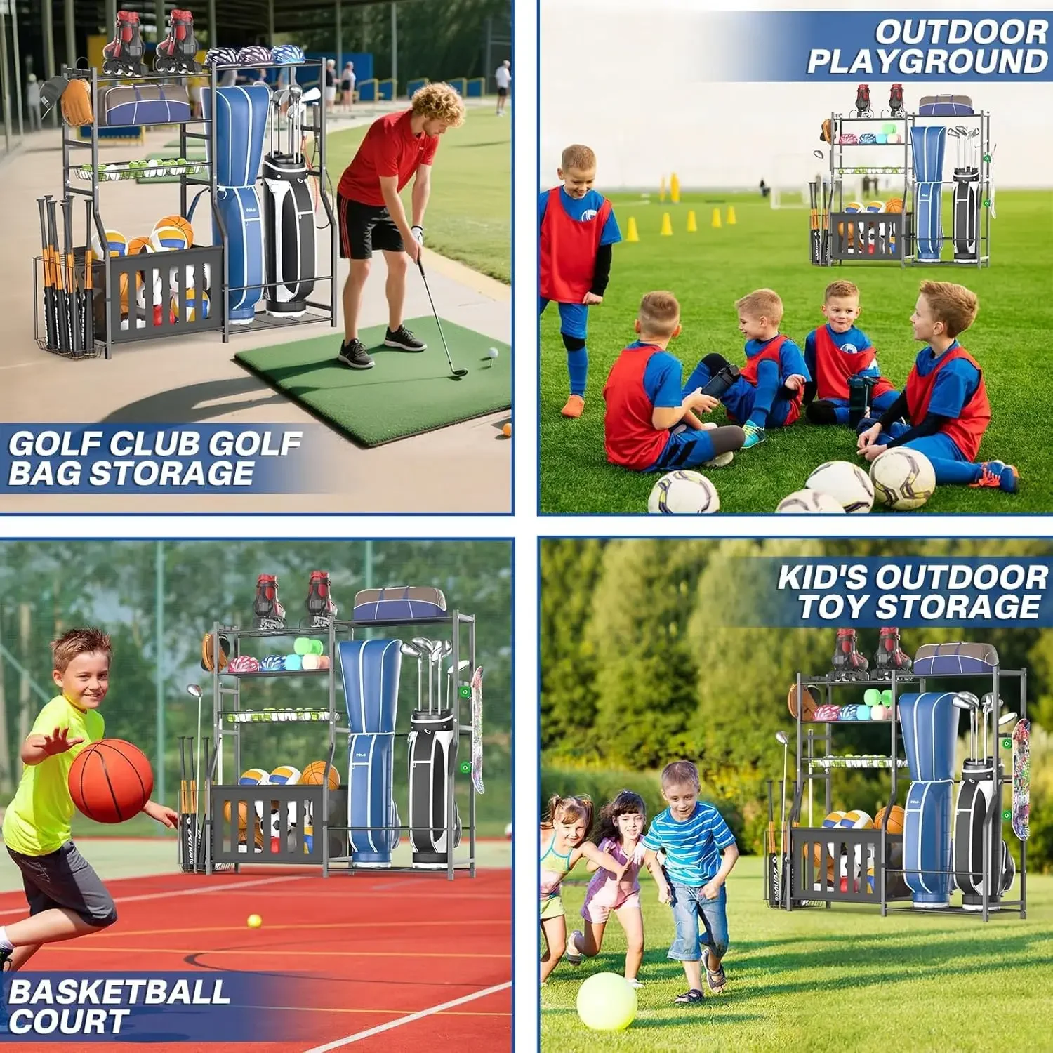 Ağır Hizmet Tipi Garaj Spor Ek - Golf Equipment Garage Storage incelemesi ve fiyatı